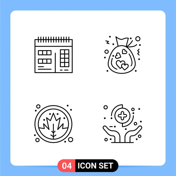 Set Universal Creative Icons Simply Vector Illustrations Web Mobile Apps — Stock Vector