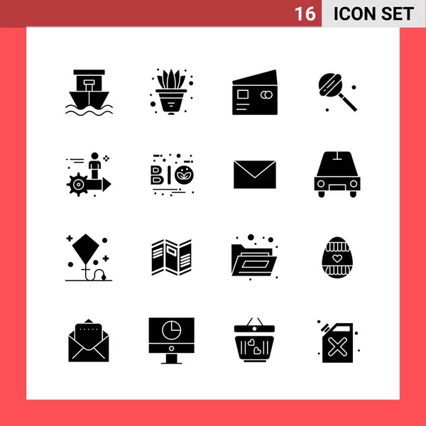 Conjunto Iconos Creativos Universales Simplemente Vector Ilustraciones Para Aplicaciones Web — Vector de stock