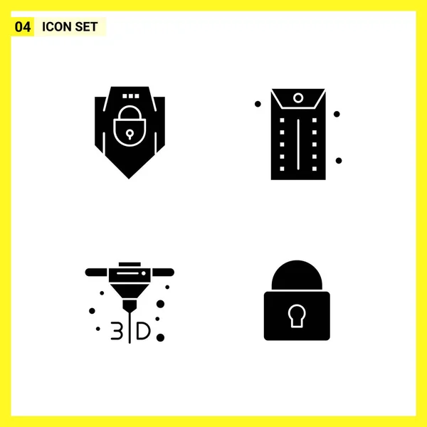 Set Universal Creative Icons Simply Vector Illustrations Web Mobile Apps — Stock Vector