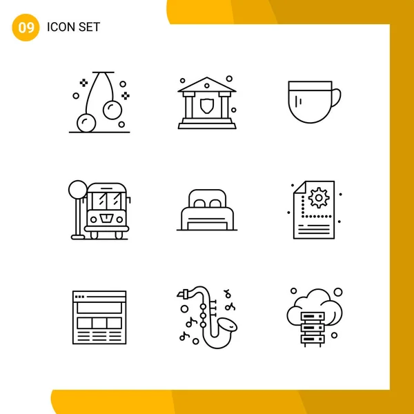 Set of 25 Universal Business Icons Vector — Stock Vector