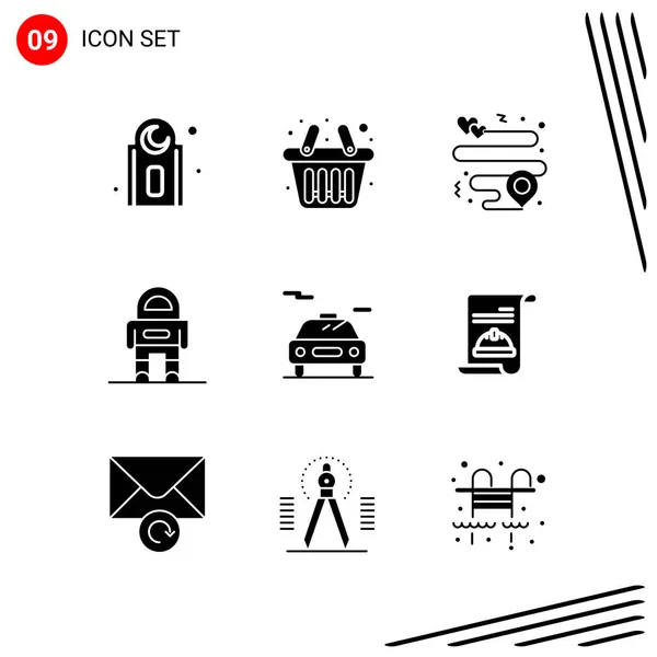 Conjunto Iconos Creativos Universales Simplemente Vector Ilustraciones Para Aplicaciones Web — Vector de stock