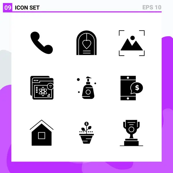 Set Universal Creative Icons Simply Vector Illustrations Web Mobile Apps — Stock Vector