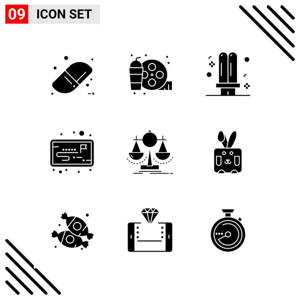 Conjunto Iconos Creativos Universales Simplemente Vector Ilustraciones Para Aplicaciones Web — Vector de stock