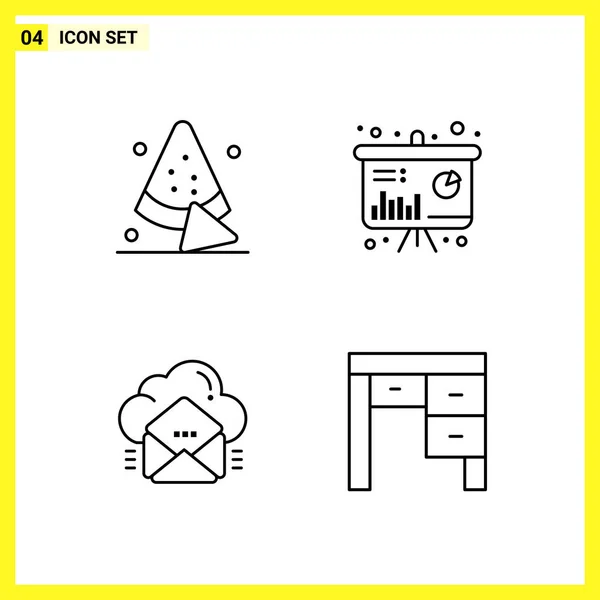 Set of 25 Universal Business Icons Vector — Stockový vektor