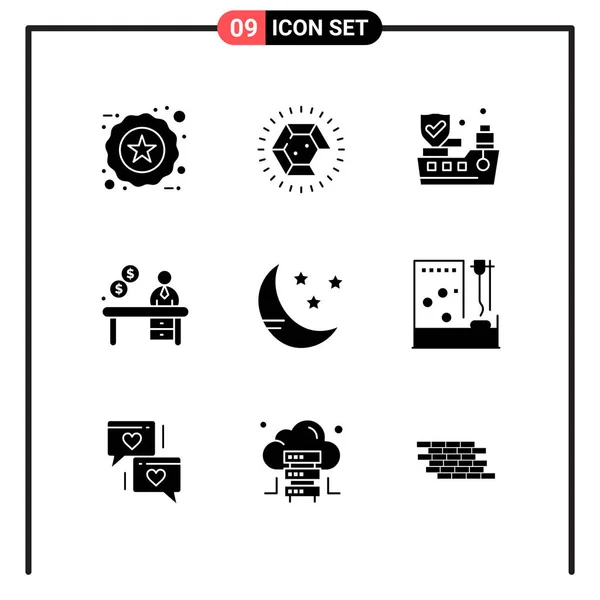 Set Universal Creative Icons Simply Vector Illustrations Web Mobile Apps — Stock Vector