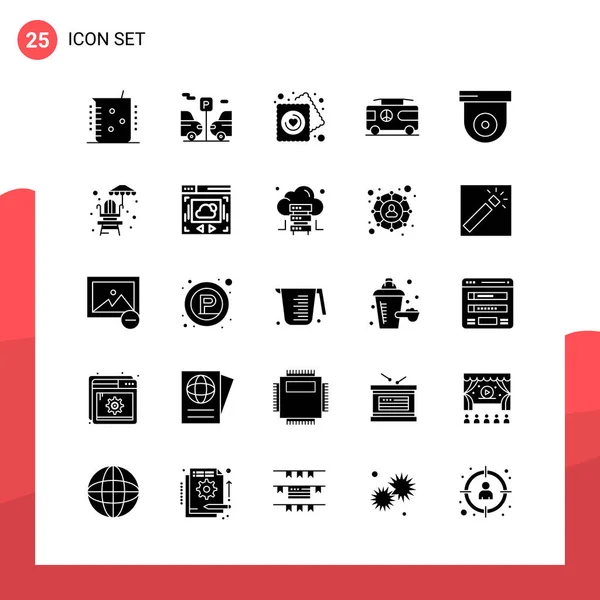 Set van 25 Universele Business Iconen Vector — Stockvector