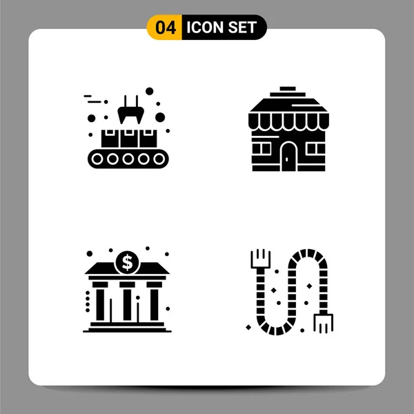 Conjunto Iconos Creativos Universales Simplemente Vector Ilustraciones Para Aplicaciones Web — Vector de stock