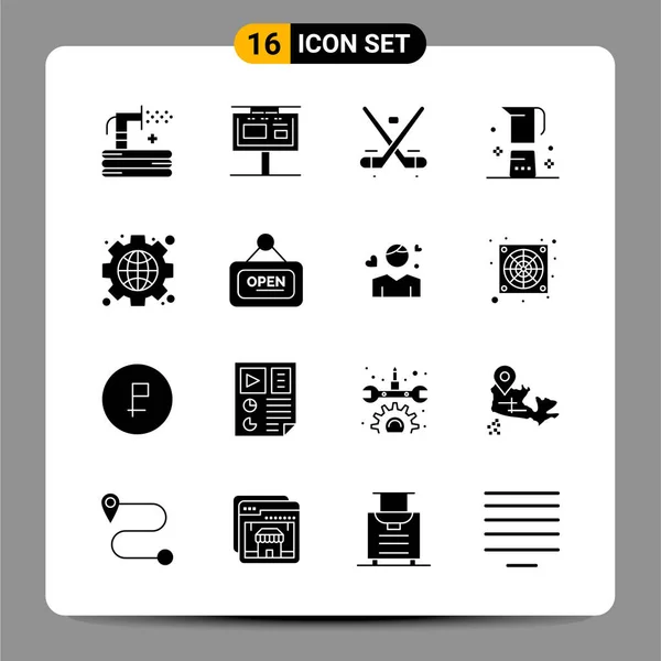 Conjunto Iconos Creativos Universales Simplemente Vector Ilustraciones Para Aplicaciones Web — Vector de stock