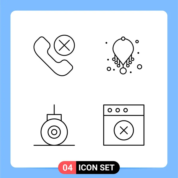 Set de 25 iconos de negocio universales Vector — Vector de stock