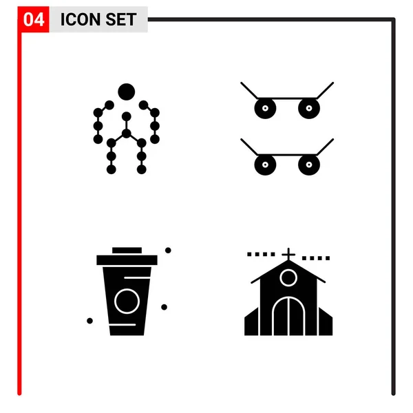 Set Universal Creative Icons Simply Vector Illustrations Web Mobile Apps — Stock Vector