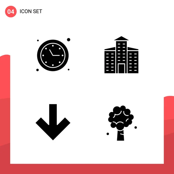 Conjunto Iconos Creativos Universales Ilustración Vectorial — Vector de stock