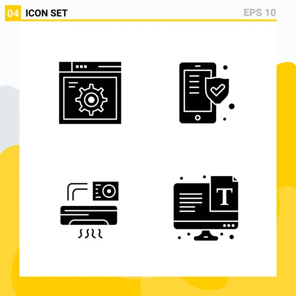 Set de 25 iconos de negocio universales Vector — Vector de stock