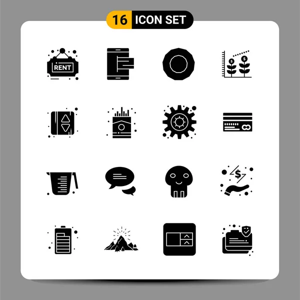 Conjunto Iconos Creativos Universales Simplemente Vector Ilustraciones Para Aplicaciones Web — Archivo Imágenes Vectoriales