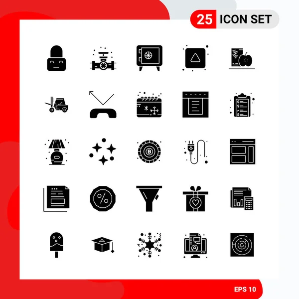 Set de 25 iconos de negocio universales Vector — Vector de stock