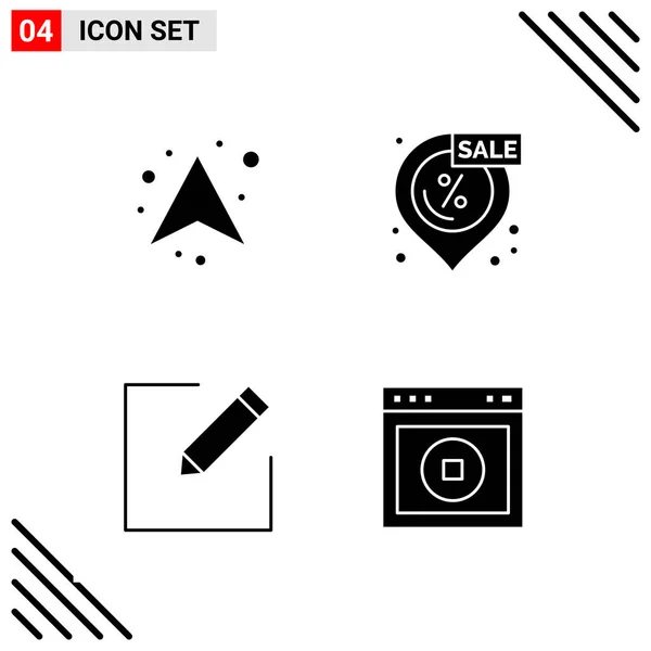 Set Universal Creative Icons Simply Vector Illustrations Web Mobile Apps — Stock Vector