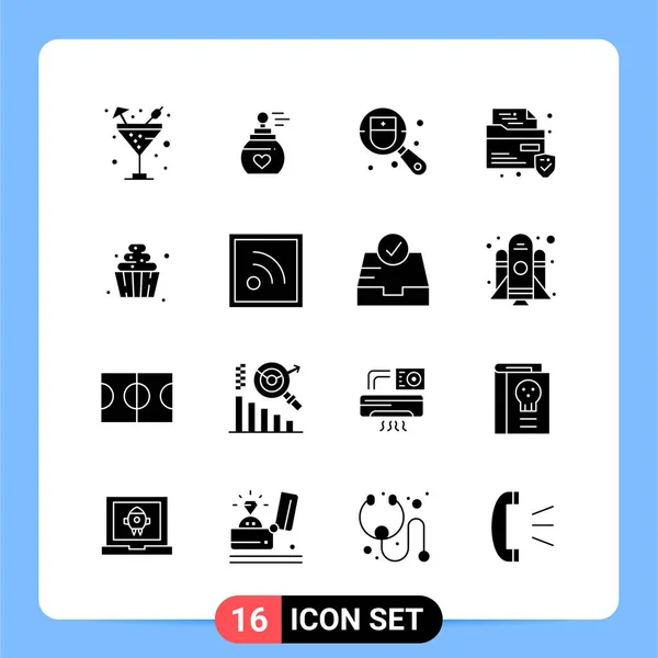 Conjunto Iconos Creativos Universales Simplemente Vector Ilustraciones Para Aplicaciones Web — Vector de stock