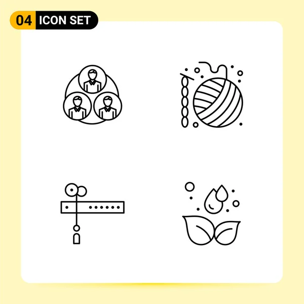 Set Universal Creative Icons Simply Vector Illustrations Web Mobile Apps — Stock Vector