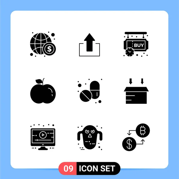 Conjunto Iconos Creativos Universales Simplemente Vector Ilustraciones Para Aplicaciones Web — Vector de stock