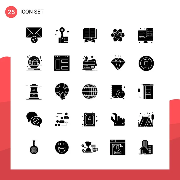 Conjunto Iconos Creativos Universales Simplemente Vector Ilustraciones Para Aplicaciones Web — Vector de stock