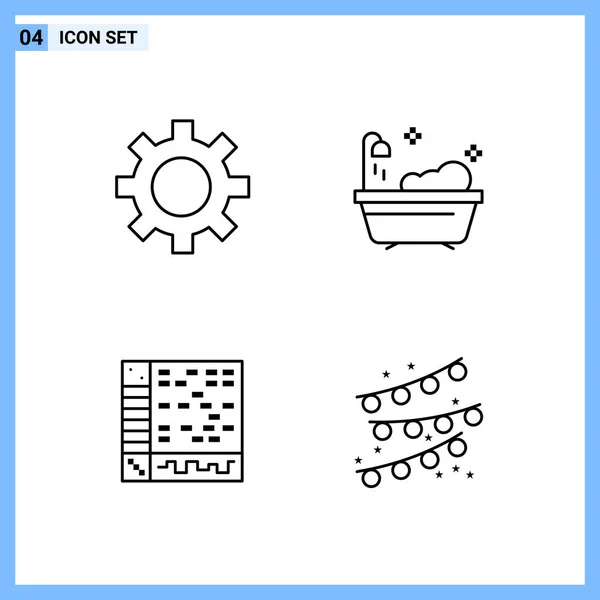 Set of 25 Universal Business Icons Vector — Stock Vector