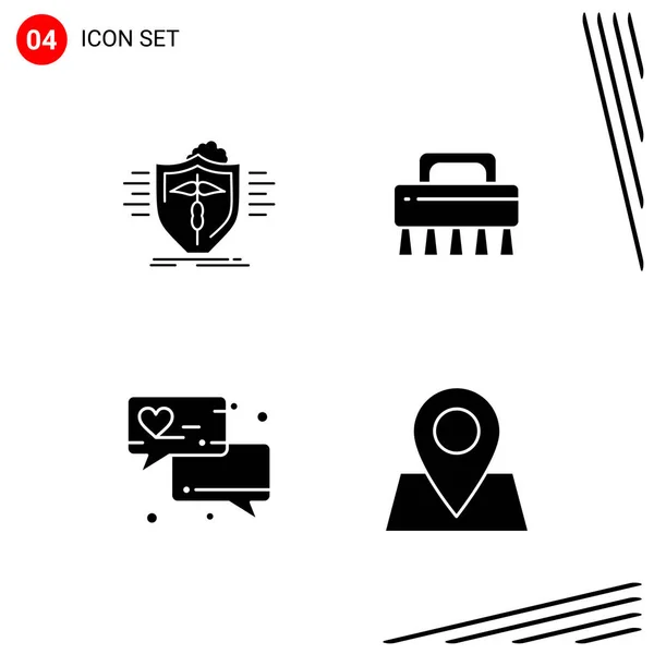 Conjunto Iconos Creativos Universales Simplemente Vector Ilustraciones Para Aplicaciones Web — Vector de stock