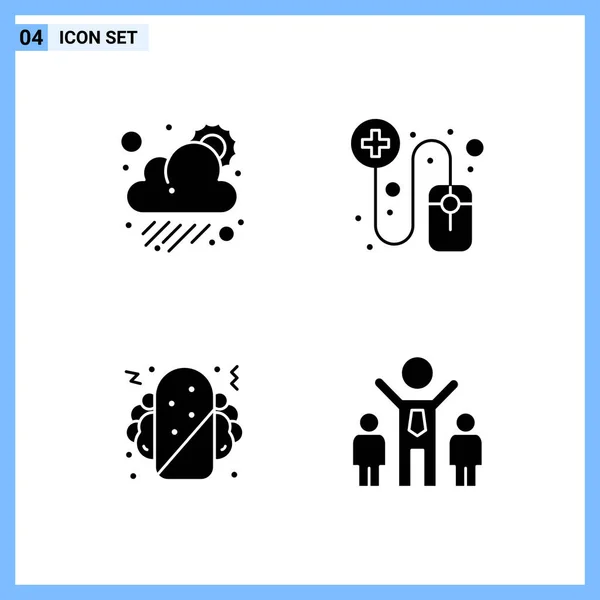 Set Universal Creative Icons Simply Vector Illustrations Web Mobile Apps — Stock Vector