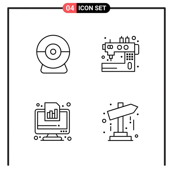 Set of 25 Universal Business Icons Vector — Stockový vektor