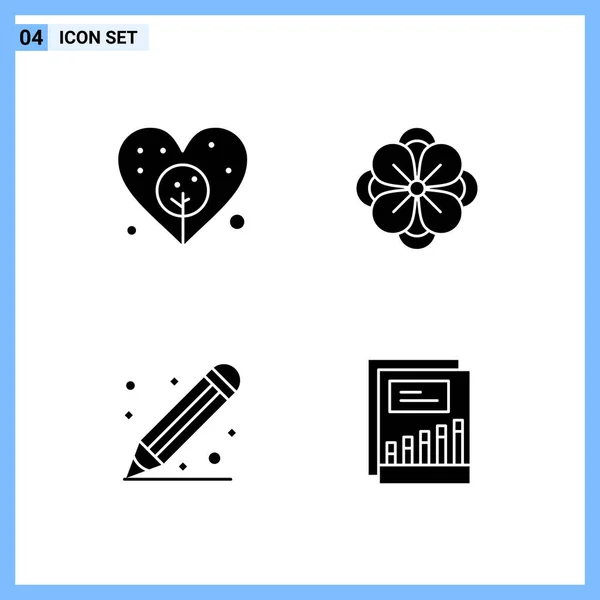 Conjunto Iconos Creativos Universales Simplemente Vector Ilustraciones Para Aplicaciones Web — Vector de stock