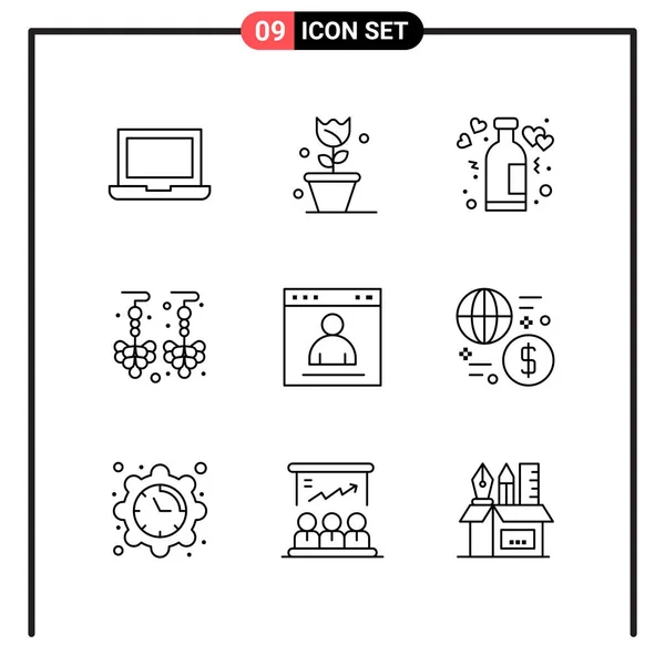 Set de 25 iconos de negocio universales Vector — Archivo Imágenes Vectoriales