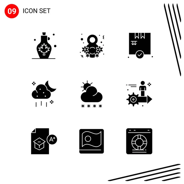 Set Universal Creative Icons Simply Vector Illustrations Web Mobile Apps — Stock Vector