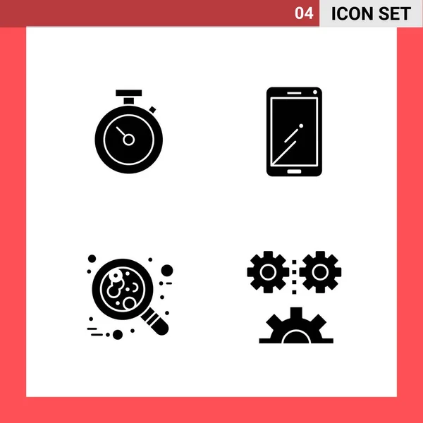 Conjunto Iconos Creativos Universales Simplemente Vector Ilustraciones Para Aplicaciones Web — Archivo Imágenes Vectoriales