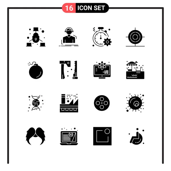 Conjunto Iconos Creativos Universales Simplemente Vector Ilustraciones Para Aplicaciones Web — Vector de stock