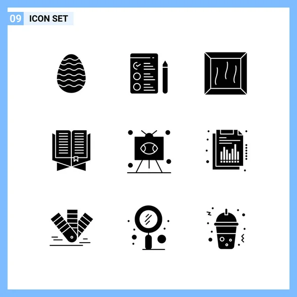 Set Universal Creative Icons Simply Vector Illustrations Web Mobile Apps — Stock Vector