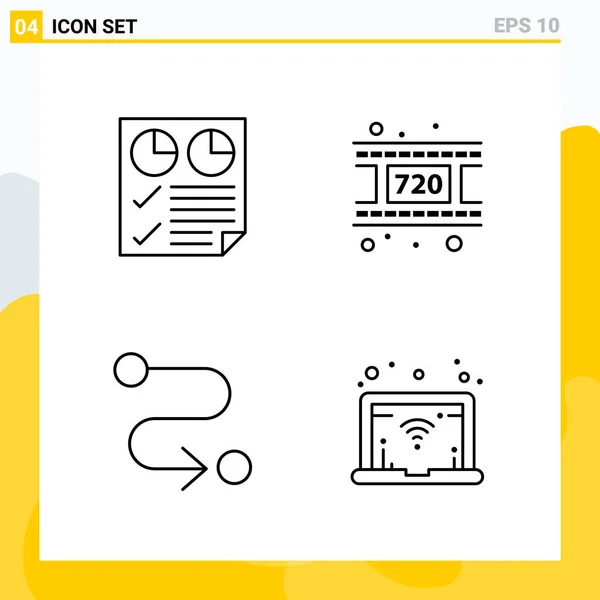 Set de 25 iconos de negocio universales Vector — Archivo Imágenes Vectoriales