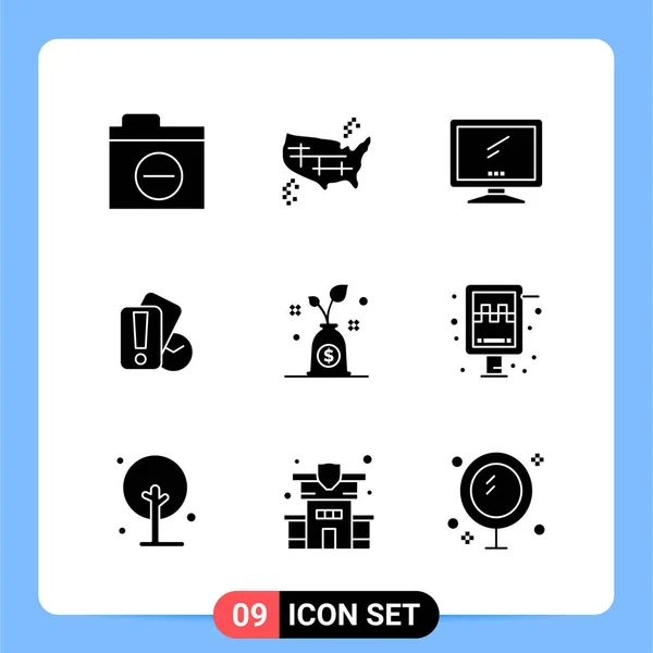 Conjunto Iconos Creativos Universales Simplemente Vector Ilustraciones Para Aplicaciones Web — Archivo Imágenes Vectoriales