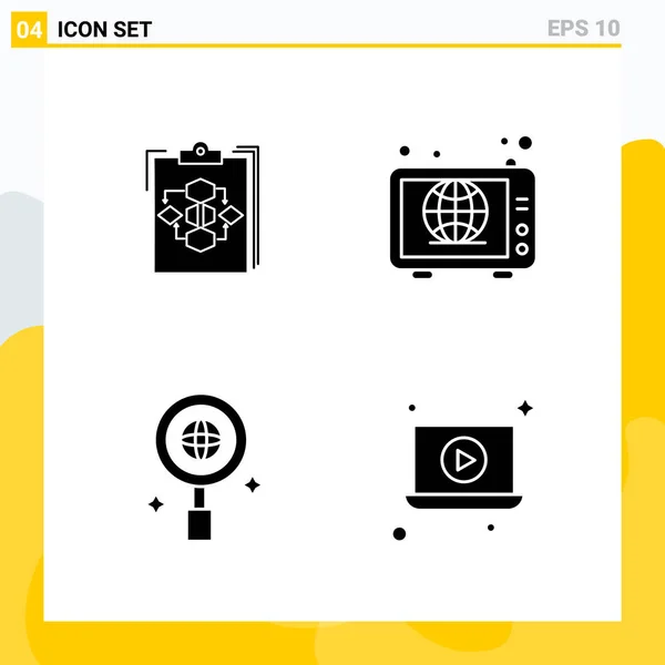 Set of 25 Universal Business Icons Vector — Stockový vektor