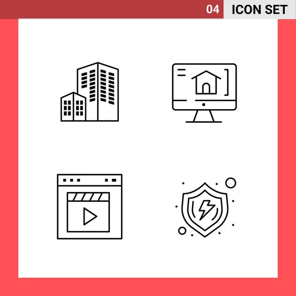 Vector Illustration Seo Modern Icon — Stock Vector