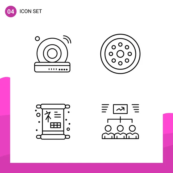 Set of 25 Universal Business Icons Vector — Stock Vector