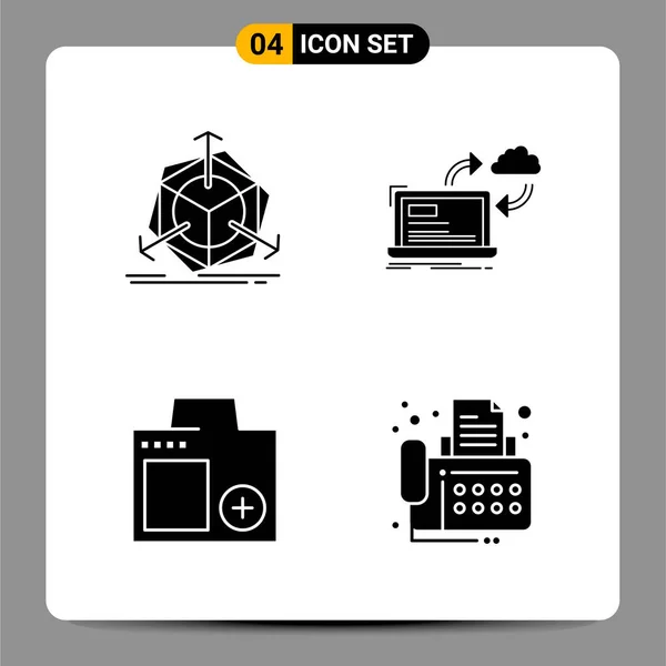 Set Universal Creative Icons Simply Vector Illustrations Web Mobile Apps — Stock Vector