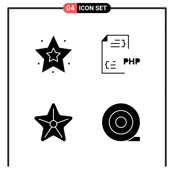 Set Universal Creative Icons Simply Vector Illustrations Web Mobile Apps — Stock Vector