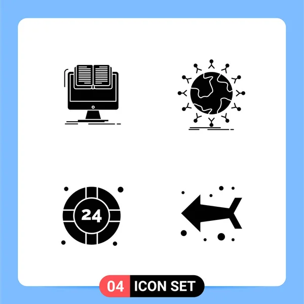 Conjunto Iconos Creativos Universales Simplemente Vector Ilustraciones Para Aplicaciones Web — Vector de stock