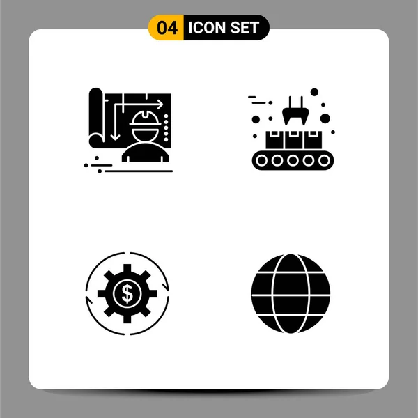 Set of 25 Universal Business Icons Vector — Stock Vector