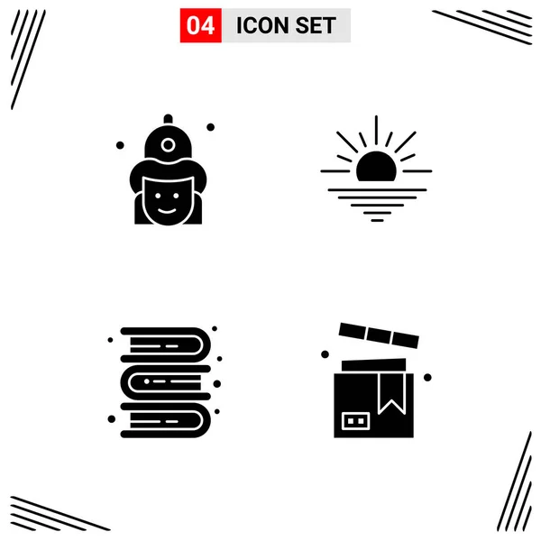 Conjunto Iconos Creativos Universales Simplemente Vector Ilustraciones Para Aplicaciones Web — Vector de stock