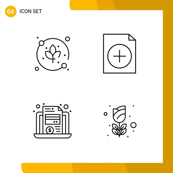 Set Universal Creative Icons Simply Vector Illustrations Web Mobile Apps — Stock Vector