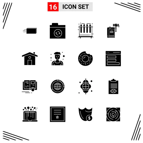 Conjunto Iconos Creativos Universales Simplemente Vector Ilustraciones Para Aplicaciones Web — Vector de stock