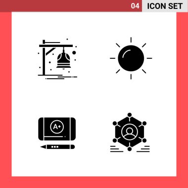 Evrensel yaratıcı simgeler kümesi, web ve mobil uygulamalar ve projeler için basit vektör illüstrasyonları 