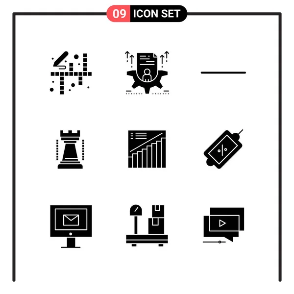 Conjunto Iconos Creativos Universales Simplemente Vector Ilustraciones Para Aplicaciones Web — Vector de stock