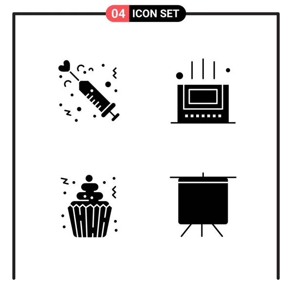 Set Dari Ikon Kreatif Universal Cukup Ilustrasi Vektor Untuk Aplikasi - Stok Vektor