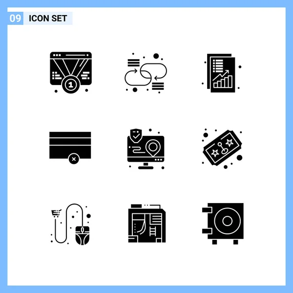 Set Universal Creative Icons Simply Vector Illustrations Web Mobile Apps — Stock Vector