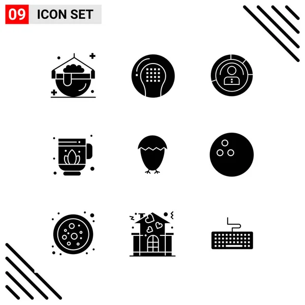 Conjunto Iconos Creativos Universales Simplemente Vector Ilustraciones Para Aplicaciones Web — Archivo Imágenes Vectoriales